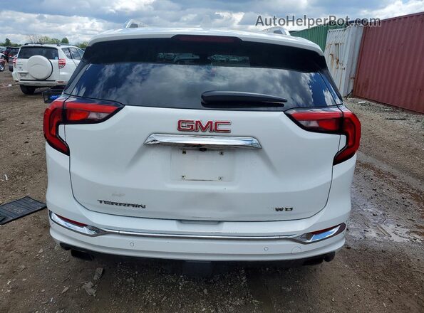 3GKALXEX8LL277520 2020 GMC TERRAIN White Вид ззаду