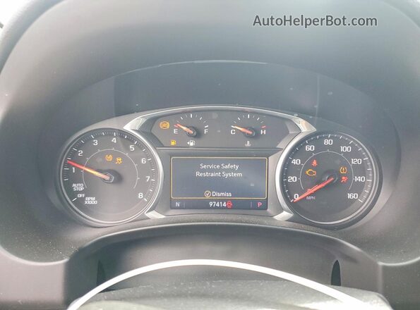 3GKALXEX8LL277520 2020 GMC TERRAIN White Вид щитка приладів