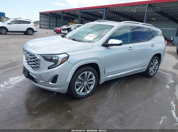 3GKALXEX9LL322867 2020 GMC TERRAIN Silver Առջևի ձախ երեք քառորդ տեսարան