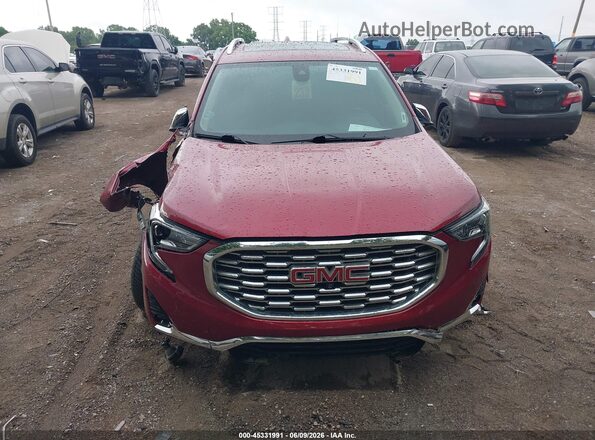 3GKALXEXXKL271216 2019 GMC TERRAIN Red Vista del cuadro de instrumentos