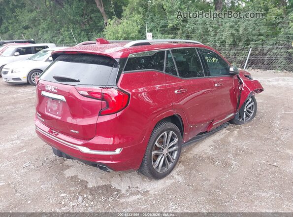 3GKALXEXXKL271216 2019 GMC TERRAIN Red Trasero derecho