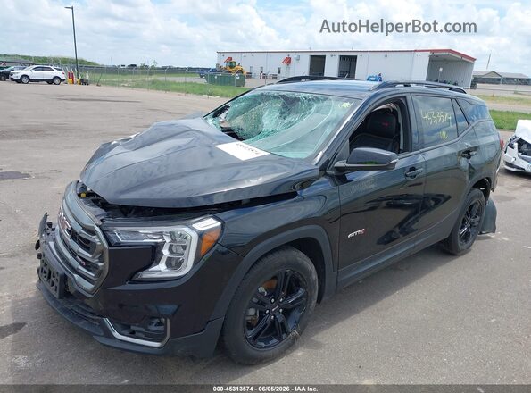 3GKALYEG0PL112167 2023 GMC TERRAIN Черный Передняя левая четверть