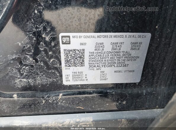 3GKALYEG0PL112167 2023 GMC TERRAIN Черный Вид подкапотного пространства