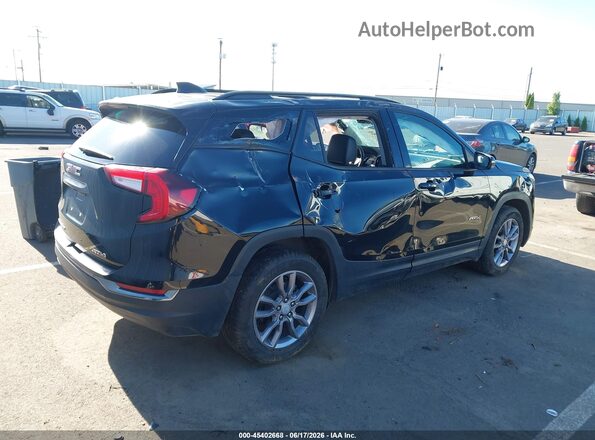 3GKALYEG5PL244664 2023 GMC TERRAIN Черный Задняя правая четверть