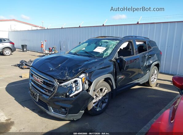 3GKALYEG5PL244664 2023 GMC TERRAIN Черный Передняя левая четверть