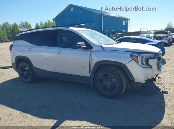 3GKALYEG6PL102596 2023 GMC TERRAIN White Вид задньої частини салону