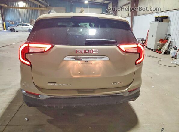 3GKALYEV3NL254427 2022 GMC TERRAIN Tan უკანა ხედი