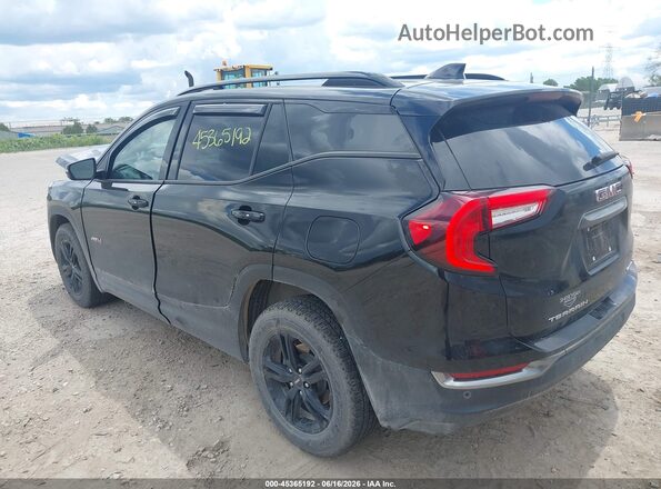 3GKALYEV5NL313025 2022 GMC TERRAIN Black Rear left