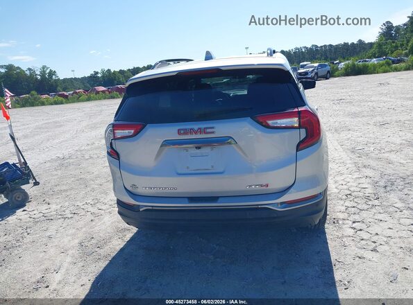 3GKALYEV8NL248476 2022 GMC TERRAIN Silver 