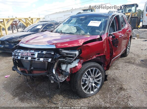 3GKALZEG7TL377913 2026 GMC TERRAIN Red წინა მარცხენა ხედი სამი მეოთხედიდან