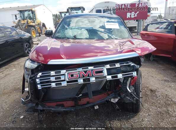 3GKALZEG7TL377913 2026 GMC TERRAIN Red ხელსაწყოთა პანელის ხედი