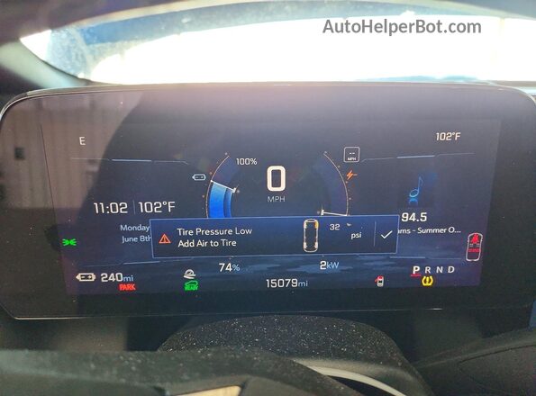 3GN7DLRP7SS144992 2025 CHEVROLET EQUINOX Blue Vista del cuadro de instrumentos