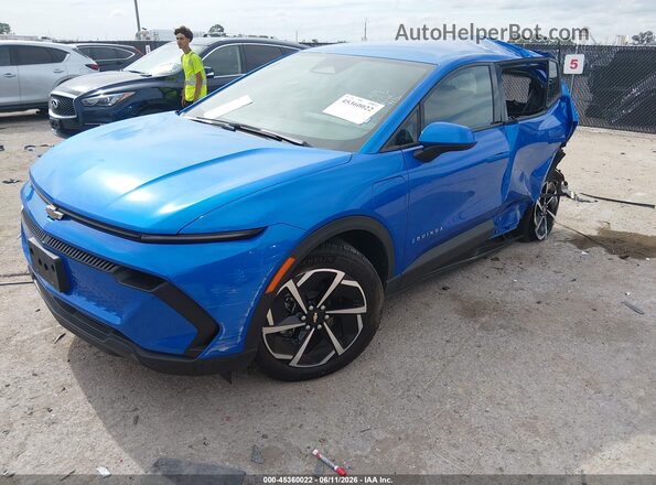 3GN7DMRP2SS219426 2025 CHEVROLET EQUINOX Blue Vista tres cuartos delantera izquierda