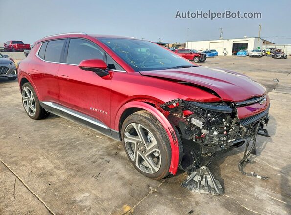 3GN7DNRP0SS261759 2025 CHEVROLET EQUINOX Red Przód prawy