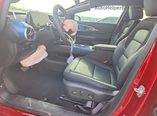 3GN7DNRP0SS261759 2025 CHEVROLET EQUINOX Red Widok wnętrza z przodu