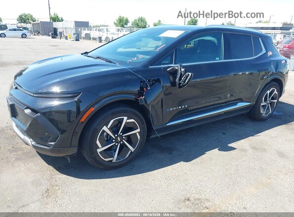 3GN7DNRP2SS260564 2025 CHEVROLET EQUINOX Black Առջևի ձախ երեք քառորդ տեսարան