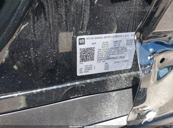 3GN7DSRP0SS210521 2025 CHEVROLET EQUINOX Black Widok komory silnika