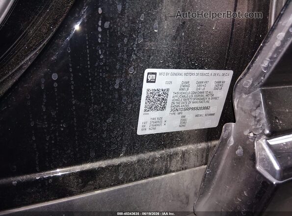 3GN7DSRP9SS203082 2025 CHEVROLET EQUINOX Black Widok komory silnika