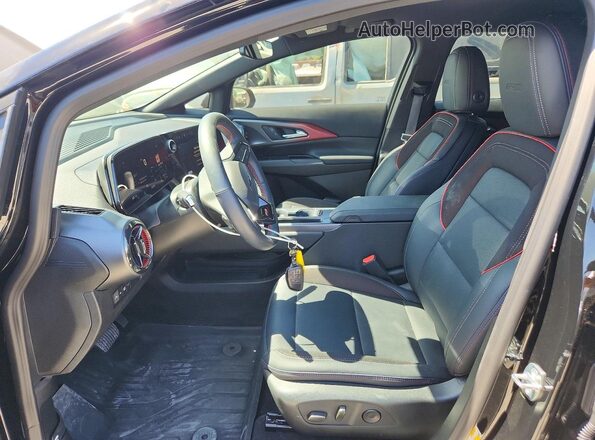 3GN7DSRPXSS256549 2025 CHEVROLET EQUINOX Black Widok wnętrza z przodu