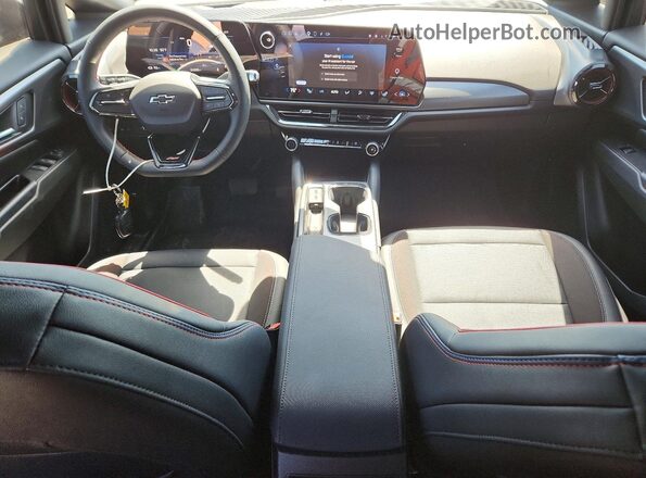 3GN7DSRPXSS256549 2025 CHEVROLET EQUINOX Black Widok deski rozdzielczej