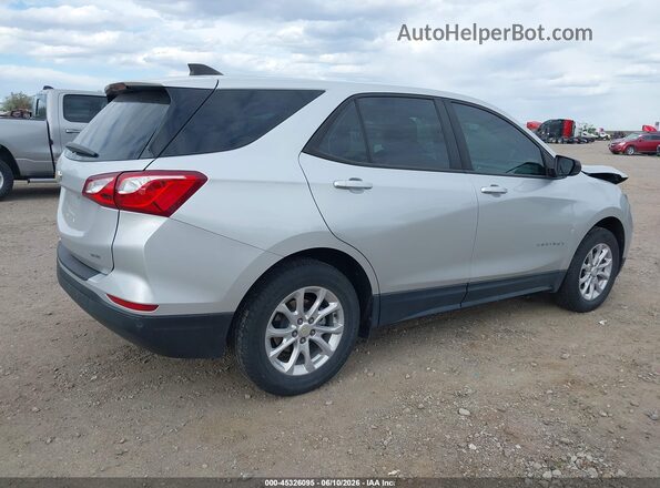3GNAX5EV7MS119378 2021 CHEVROLET EQUINOX Серебряный Задняя правая четверть