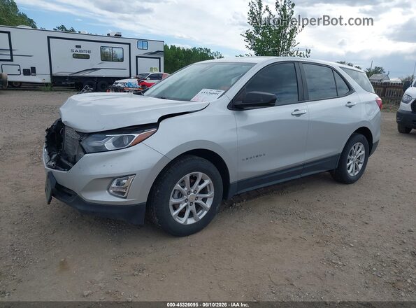 3GNAX5EV7MS119378 2021 CHEVROLET EQUINOX Серебряный Передняя левая четверть