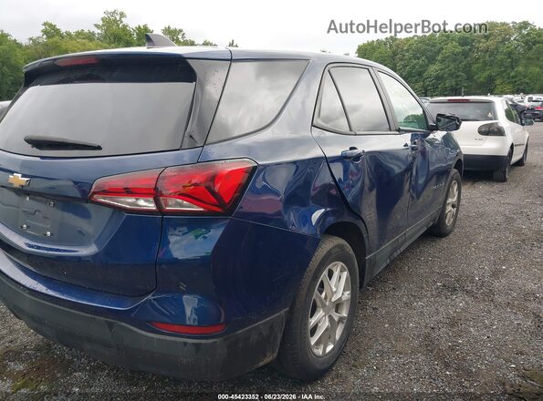 3GNAXHEG0PL104318 2023 CHEVROLET EQUINOX Синий Задняя правая четверть