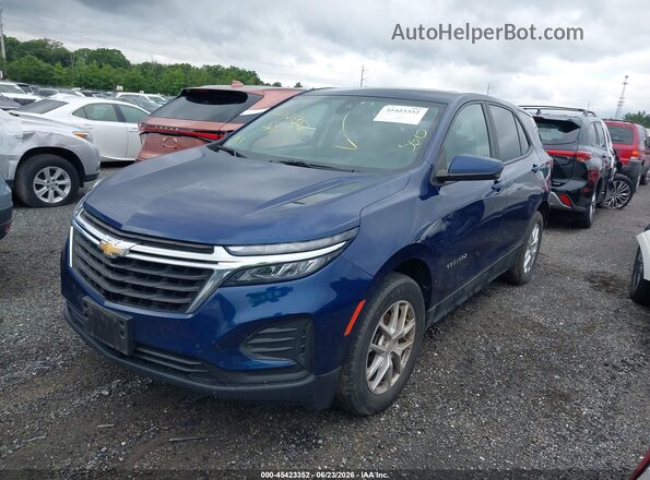 3GNAXHEG0PL104318 2023 CHEVROLET EQUINOX Синий Передняя левая четверть