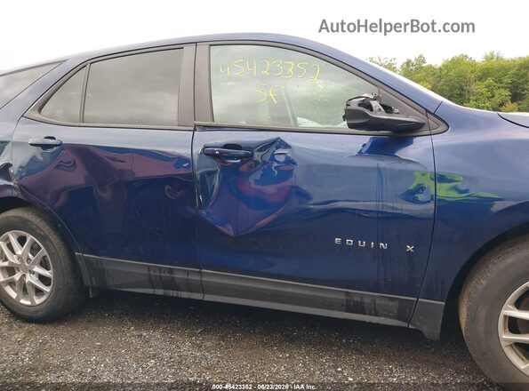 3GNAXHEG0PL104318 2023 CHEVROLET EQUINOX Синий Вид спереди
