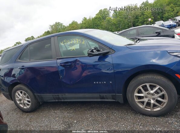 3GNAXHEG0PL104318 2023 CHEVROLET EQUINOX Синий Вид задней части салона