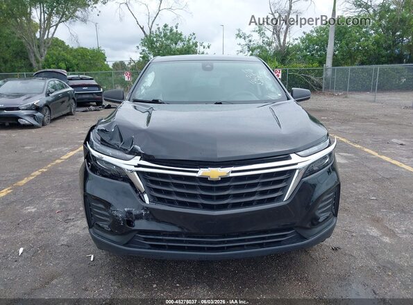 3GNAXHEG0PL154085 2023 CHEVROLET EQUINOX Black Widok z przodu