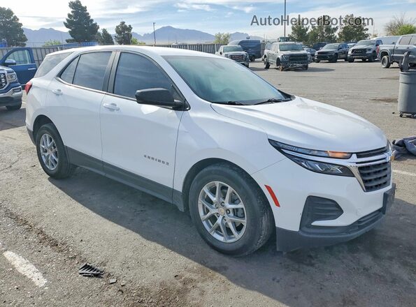 3GNAXHEG0PL219422 2023 CHEVROLET EQUINOX White Przód prawy