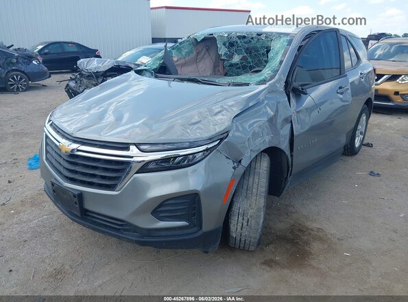 3GNAXHEG0RL215728 2024 CHEVROLET EQUINOX Gray წინა მარცხენა ხედი სამი მეოთხედიდან