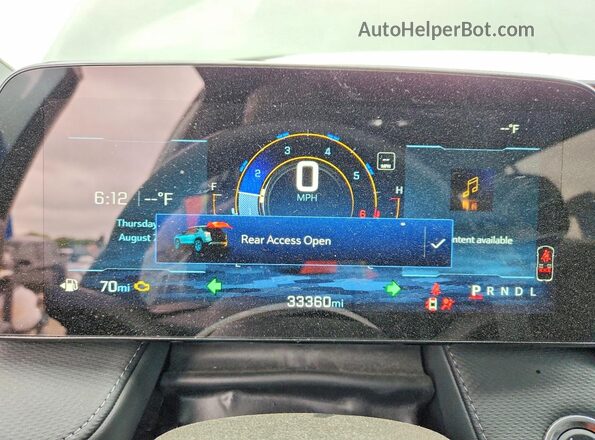3GNAXHEG1SL261817 2025 CHEVROLET EQUINOX Green Instrument cluster view