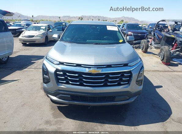 3GNAXHEG1SL271828 2025 CHEVROLET EQUINOX Silver Widok zestawu wskaźników