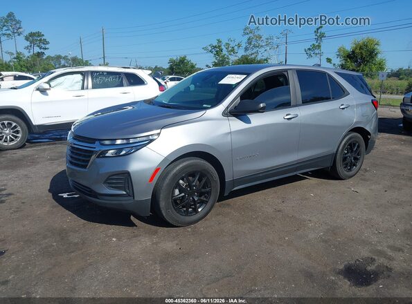 3GNAXHEG2PL186102 2023 CHEVROLET EQUINOX Silver Передня ліва чверть
