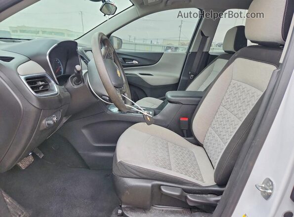 3GNAXHEG2PL204615 2023 CHEVROLET EQUINOX White Widok wnętrza z przodu