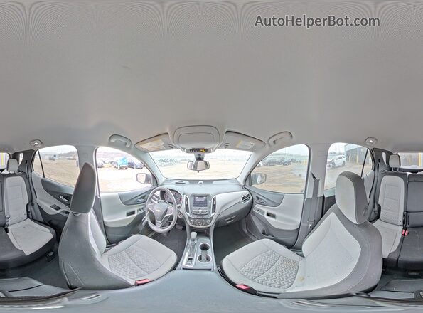 3GNAXHEG2PL204615 2023 CHEVROLET EQUINOX White Widok wnętrza 360 stopni