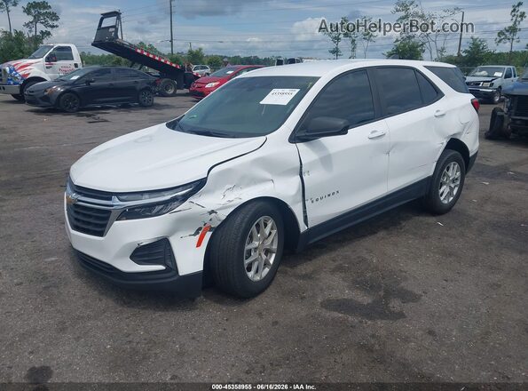 3GNAXHEG2PL224587 2023 CHEVROLET EQUINOX White Передня ліва чверть