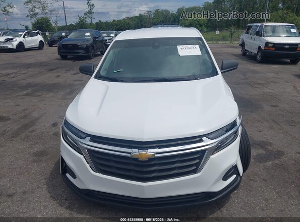 3GNAXHEG2PL224587 2023 CHEVROLET EQUINOX White Вид щитка приладів