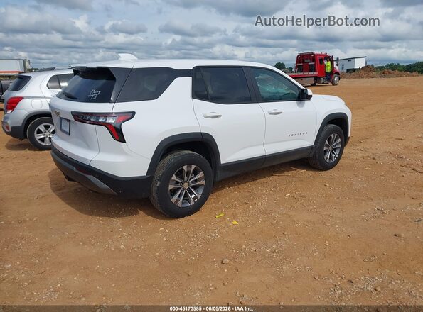 3GNAXHEG2SL200122 2025 CHEVROLET EQUINOX White Задня права чверть