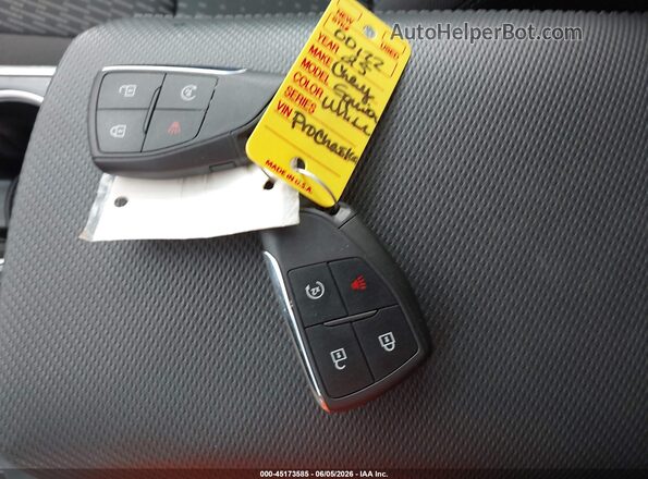 3GNAXHEG2SL200122 2025 CHEVROLET EQUINOX White Вид панелі приладів
