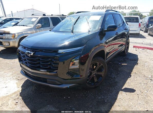 3GNAXHEG2SL242810 2025 CHEVROLET EQUINOX Черный Передняя левая четверть