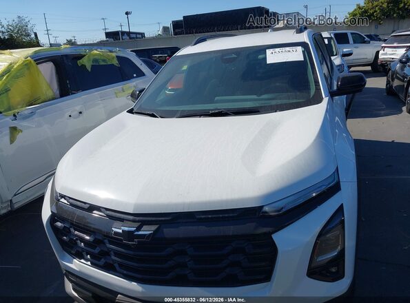 3GNAXHEG2SL263771 2025 CHEVROLET EQUINOX White უკანა სალონის ხედი