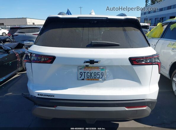 3GNAXHEG2SL263771 2025 CHEVROLET EQUINOX White 
