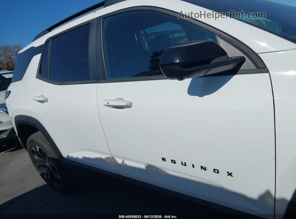 3GNAXHEG2SL263771 2025 CHEVROLET EQUINOX White სალონის 360-გრადუსიანი ხედი