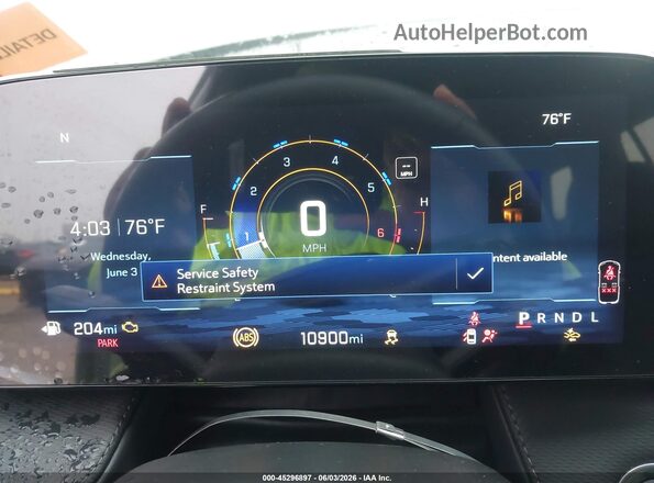 3GNAXHEG2SL294129 2025 CHEVROLET EQUINOX Green Widok tylnych siedzeń