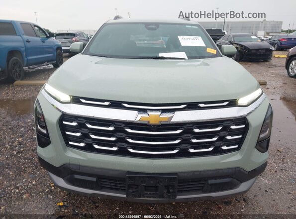 3GNAXHEG2SL294129 2025 CHEVROLET EQUINOX Green Widok zestawu wskaźników