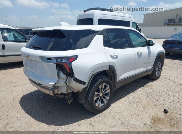 3GNAXHEG2SL323953 2025 CHEVROLET EQUINOX White Rear right