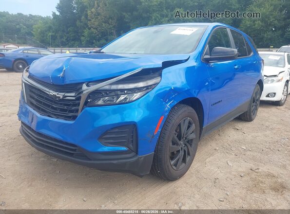 3GNAXHEG3RL234516 2024 CHEVROLET EQUINOX Blue Передня ліва чверть